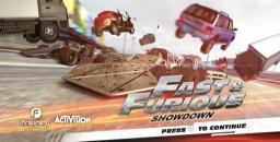 Fast and the Furious: Showdown Title Screen